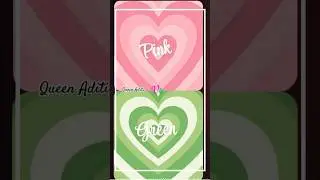 Pink 💗 VS Green 💚#queenaditi #chooseyourstyle #trending #viralshort #ytshorts #pinkvsgreen