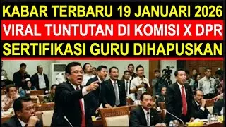 Breaking news guru sertifikasi dan non sertifikasi viral hari ini sertifikasi program PPG dihapus?