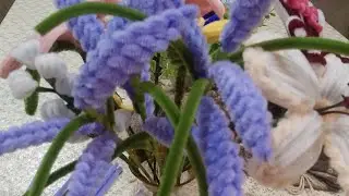 Lavender flowers 🌷 cute hand craft 👌
