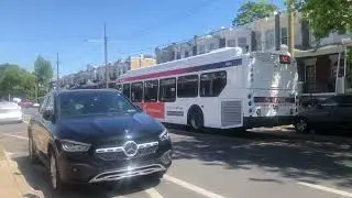 SEPTA 2024 New Flyer XDE40 3640 On route 42