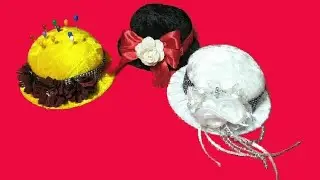 طريقة صنع حامل الدبابيس على شكل قبعة diy porte épingle