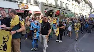 BirdLife Schweiz an der Klima-Demo vom 30.9.2023 in Bern