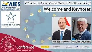 29th European Forum Vienna | European Defence, Challenges and Programmes