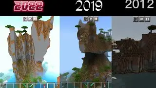 Minecraft Mountains evolution 😍 | Minecraft best shorts #minecraft​ #shorts​ #Minecraft_Mountains