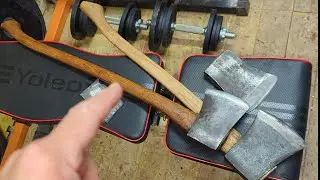 Is A 3.5 Lb Tassie any good at splitting wood? Brades 1565 Axe at the woodpile