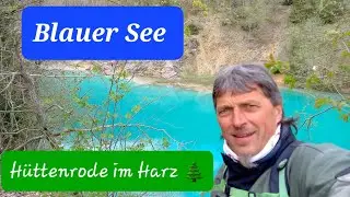 Blauer See bei R&uuml;beland - H&uuml;ttenrode im 🌲 Harz und Harzer Wandernadel Stempel 79 🥾👣 #hotspot