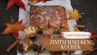 Zimtschnecken Kuchen Rezept | saftig und extrem lecker! | Kuchen Rezepte einfach