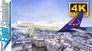 4K HIGH GRAPHICS | Landing Geneva, Switzerland | Microsoft Flight Simulator 2020
