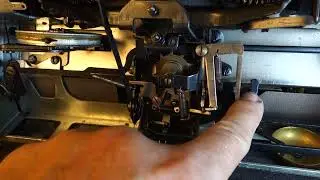 SCM typewriter escapement and margin lock/release