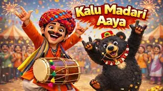 Kalu Madari Hindi Rhyme 🤡🐻| कालू मदारी आया 🤡🐻 | Kids Cartoon Song | बच्चों की कविता