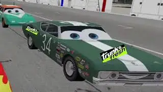 A Piston Cup Racer who has something to do with Christmas