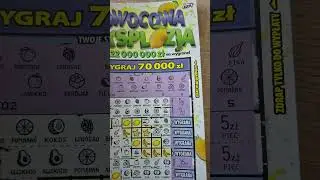 #104 // Owocowa Eksplozja 🎉🎉 30 zł💥💥#lotto #zdrapka #zdrapkilotto