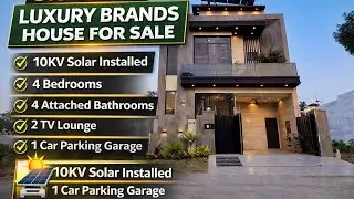 5.5 MARLA HOUSE FOR SALE | 10KV SOLAR INSTALLED | +92321 3213203| #houseforsale #gujranwala #viral 