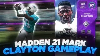 LEGEND MARK CLAYTON IS INSANE! 96 OVR MARK CLAYTON GAMEPLAY! MADDEN 21 LEGENDS