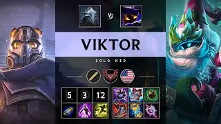 Viktor Mid vs Veigar - NA Grandmaster Patch 25.13