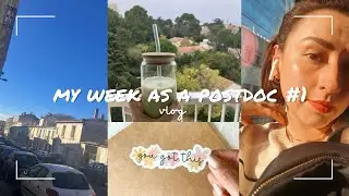 WEEKLY VLOG🏵️ | Postdoc life in France 🧐 (grocery haul, notion planner, workouts, lab experiments)