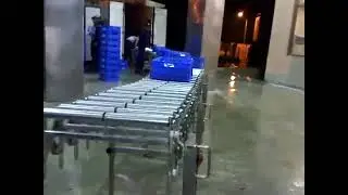 Flexible Gravity Roller Conveyor of tech trek engineering