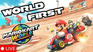 WORLD First PLAYING Mario Kart World with YOU!