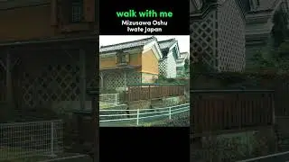 Walk With Me in Mizusawa | Iwate Japan Walking Tour
