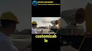 Why trust Decent Machinery&rsquo;s mist cannon for effective dust management?