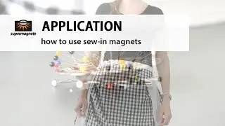 How to use sew-in magnets - supermagnete