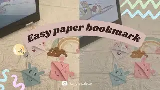 Easy paper Bookmark making