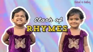 Clash of Rhymes | Hazel vs Hailey | Cute Chaos 🎵&hearts;️ Twin bonding