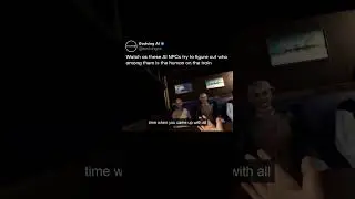 Reverse Turing Test Experiment set in VR 🤖