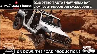 🪨🚙 Экскурсия на внедорожнике CAMP JEEP в закрытом помещении | День для СМИ Детройтского автосалон...