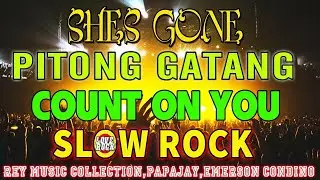 SHES GONE,PITONG GATANG,COUNT ON YOU💥SLOW ROCK NONSTOP REY MUSIC COLLECTION,PAPAJAY, EMERSON CONDI