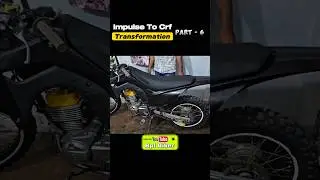 Part 6 Tank Fitting | Install Crf Body Kit In Impulse Or Xpulse #dirtbike #modification #shorts