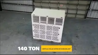 140 Ton Vertical Air Handling Unit from CAPS - Climate Control by Herc Rentals