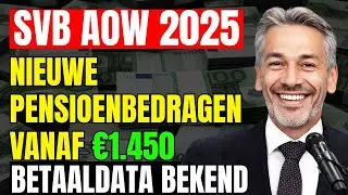 SVB AOW 2025: Nieuwe pensioenbedragen vanaf &euro;1.450 en betaaldata bekend!