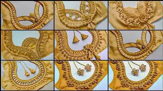25+ Golden colour Blouse design back side /  blouse photo design / blouse designs 