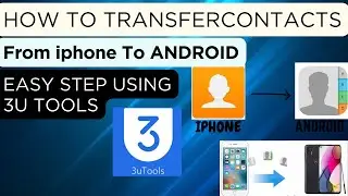How to transfer contacts from iphone to android.| New method to transfer contacts.|Easy and simple.|