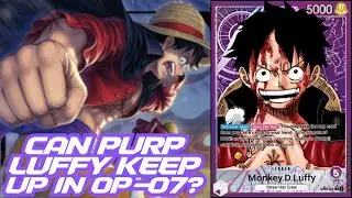 OP07 Purple Luffy Does It Have The Sauce ?! - One Piece TCG Sim Deck Profile And Gameplay