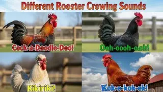 Rooster Crowing Compilation | Various Chicken Crow Sounds