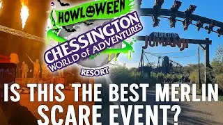 Is this the Best merlin Halloween event? | Chessington world of adventures October 2025 vlog