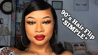 90&rsquo;s Style FLIP Wig Install // African Mall Hair