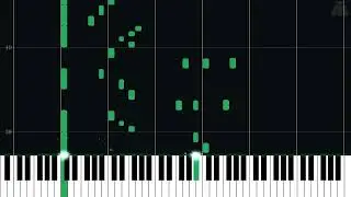 The Steel Samurai, Warrior of Neo Olde Tokyo - Ace Attorney - Intermediate Piano Tutorial