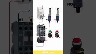 Connecting Limit Switches, Push Buttons, and contactor in Control Systems.