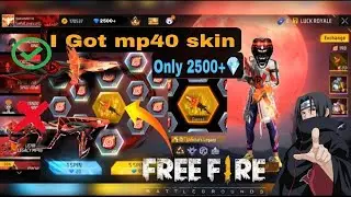I got MP40 Uchiha&rsquo;s Legacy skin in Free Fire MAX . 🥶 2500💎 khatam ho gaye guys.. #freefire#viral . 