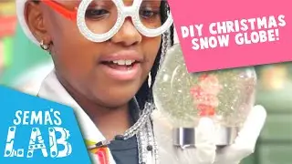DIY Christmas Craft for Kids | How to make a Snow Globe | Sema's lab | Super Sema