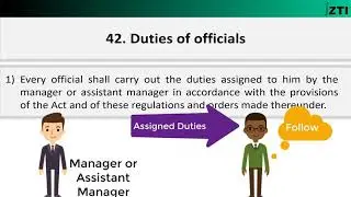 CMR Regulation 42 (Duties of Officials)