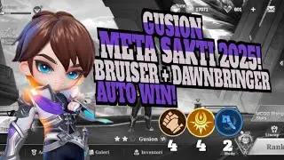 🔥META BARU! GUSION BRUISER + DAWNBRINGER AUTO WIN STREAK! 🤯 | Magic Chess 2025