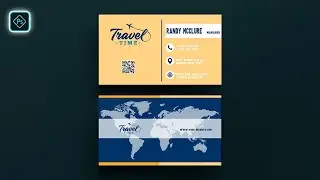 How To Create A Travel Agency Business Card Design In Photoshop CC | Visiting Card Design