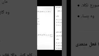 Urdu Grammer Lecture | Cadet Class