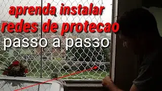como instalar rede de proteção em janelas.(passo a passo)