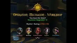 +10 Mechagon Workshop | Voidweaver Disc Priest POV | World of Warcraft | The War Within | Season 2