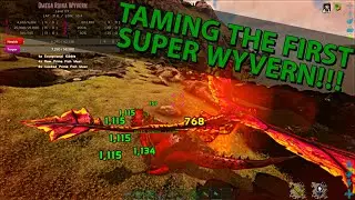SUPER WYVERN!! TAMING MY FIRST ONE!!! (MODDED ARK SURVIVAL EVOLVED SERIES EPISODE 6)